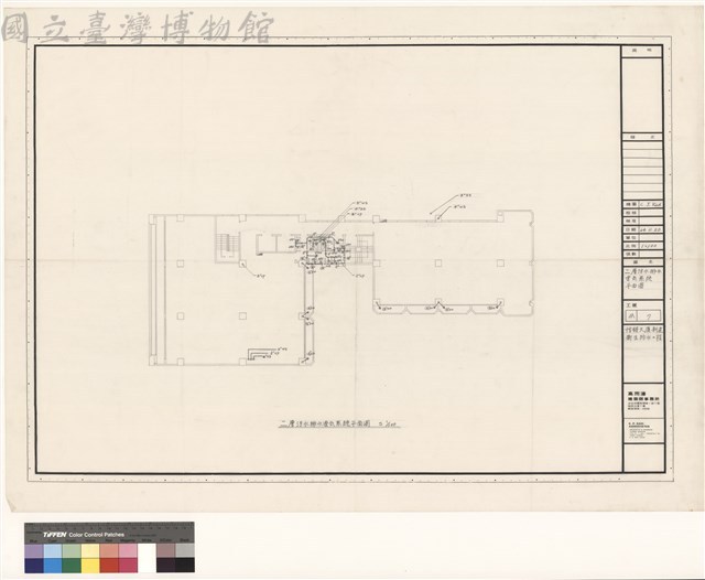 二層污水排水透氣系統平面圖藏品圖，第1張