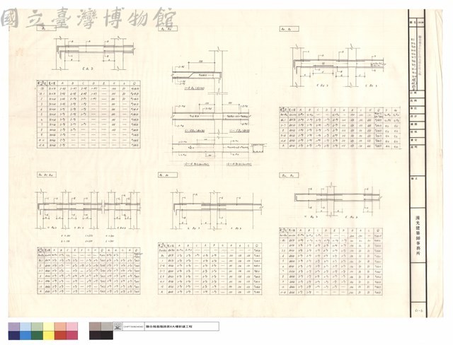 B1 B3 B4 B5 B6 B7 B8 B9 B10 B11 B14樑柱配筋表藏品圖，第1張