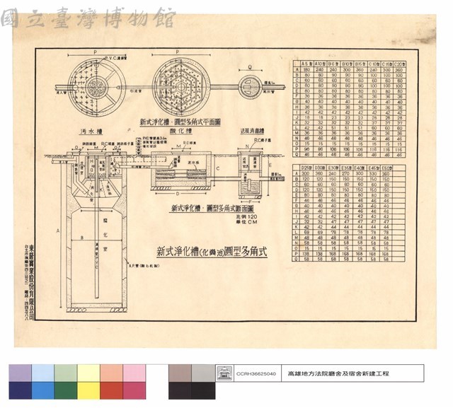 新式淨化槽(化糞池)圓型多角式藏品圖，第1張