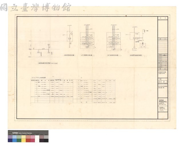 配電箱接線圖負載明細表藏品圖，第1張