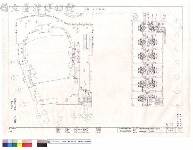 五樓給水平面圖(右半部)藏品圖，第1張