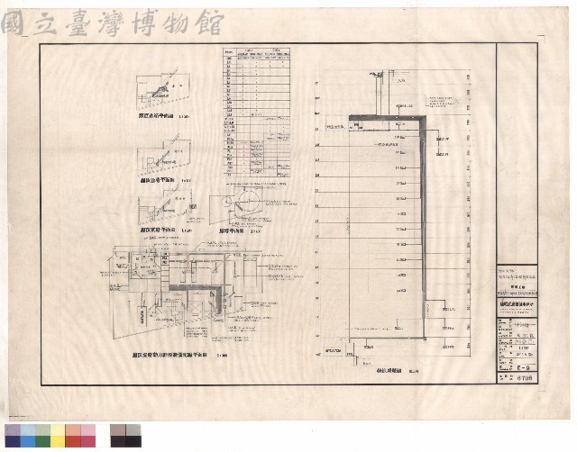 電氣工程/屋頂層動力幹線設備配線平面圖及幹線系統圖藏品圖，第1張