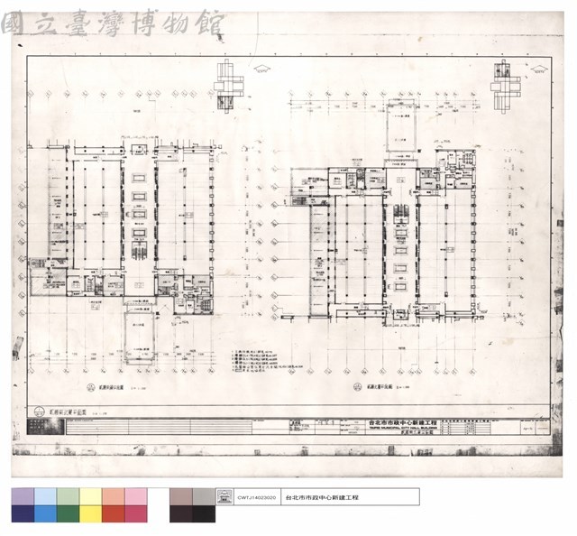 貳層南北翼平面圖藏品圖，第1張