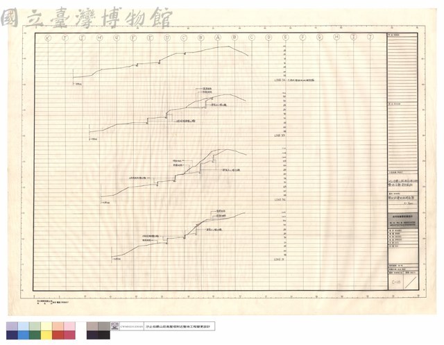 整地前後地形斷面圖藏品圖，第1張