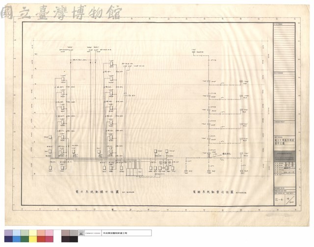 電力及電話系統配管昇位圖藏品圖，第1張