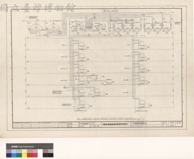 (AIR CONDITION WATER PIPING SYSTEM FLOW DIAGRAM)藏品圖，第1張