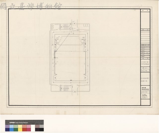 行政區四層消防設備平面藏品圖，第1張