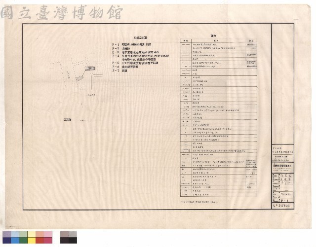 給水排水工程/配置圖.圖號索引表.圖例藏品圖，第1張