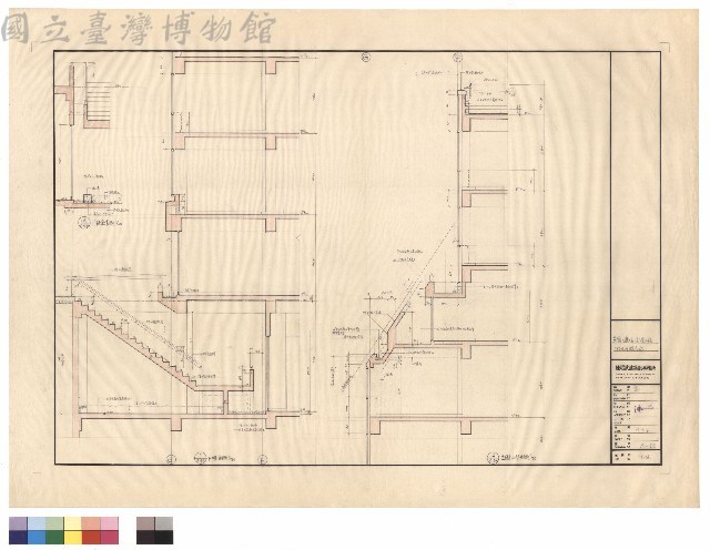 F梯及外牆剖面藏品圖，第1張