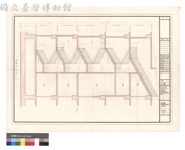樓梯剖面(圖)藏品圖，第1張