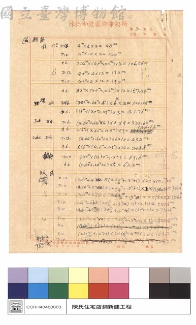 工程預算詳細表藏品圖，第1張
