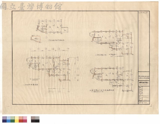 二層至屋頂層結構平面藏品圖，第1張