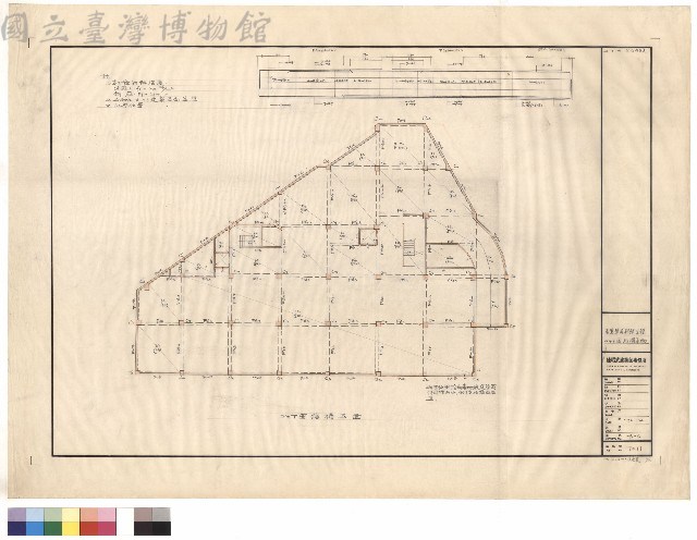 地下室結構平面藏品圖，第1張