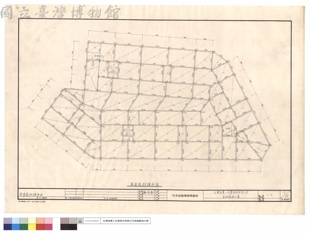 第壹層結構平面藏品圖，第1張