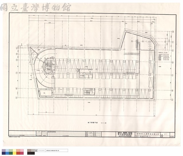 地下肆層電氣設備工程平面圖(動力)藏品圖，第1張