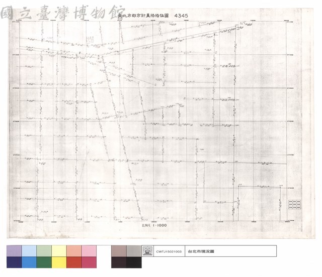臺北市都市計畫樁樁位圖4345藏品圖，第1張