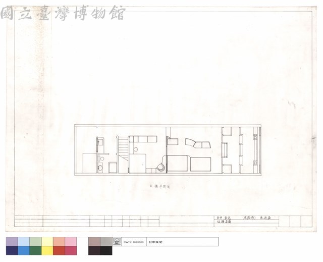 伍樓平面藏品圖，第1張