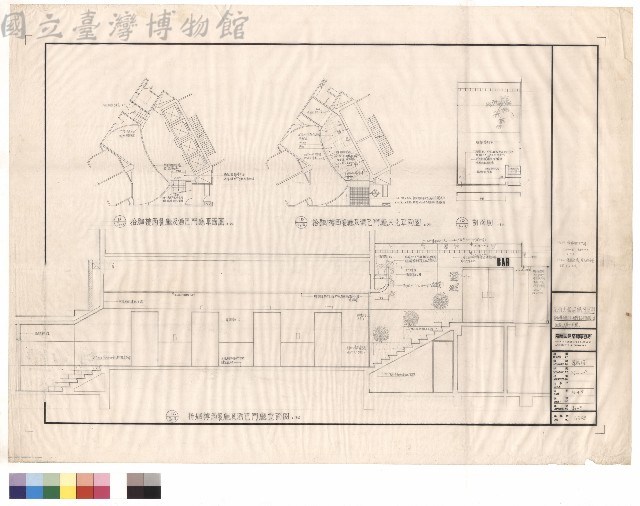 拾肆樓西餐廳及酒吧門廳平面圖、立面圖、天花平面圖藏品圖，第1張