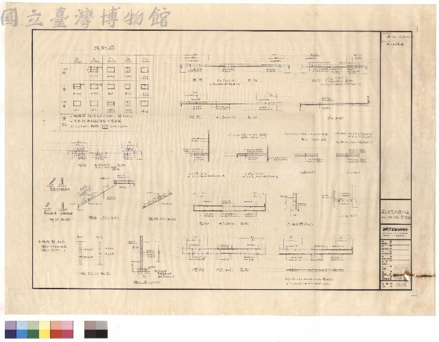 柱、版梯、壁配筋藏品圖，第1張