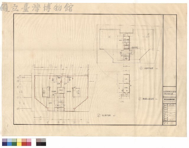 地下室、屋頂層平面圖藏品圖，第1張