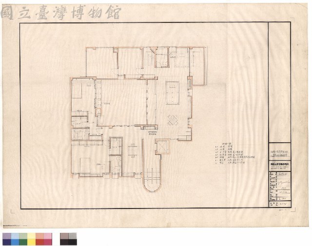三層室內平面配置藏品圖，第1張