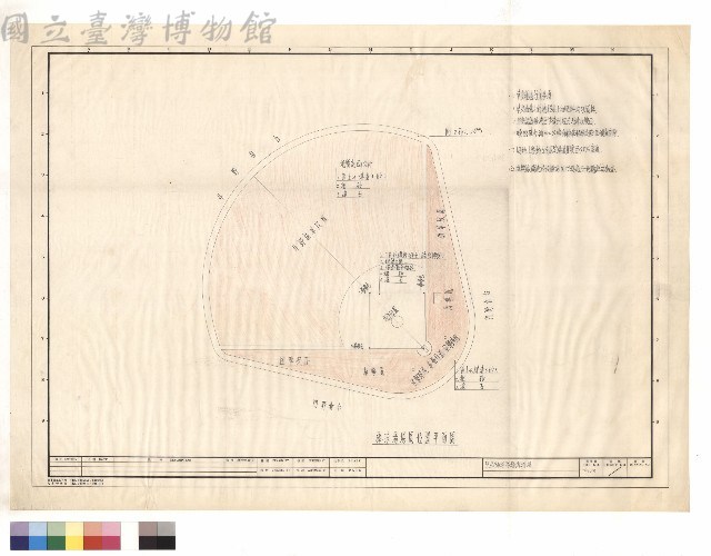 棒球場場區位置平面圖藏品圖，第1張