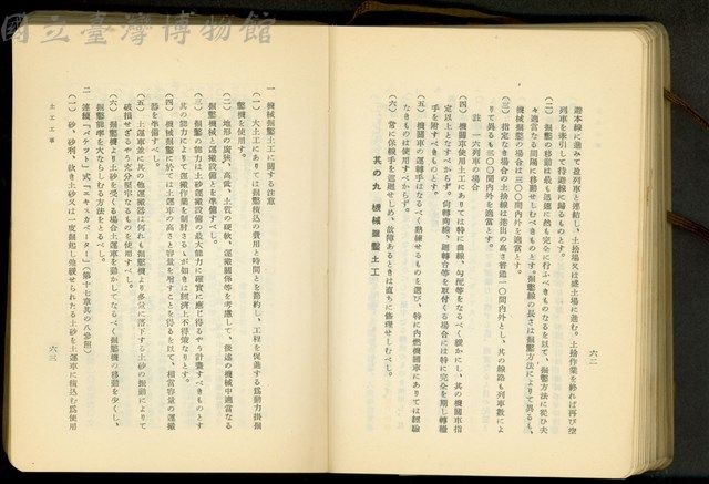 第二十一章土工工事(P62-63)藏品圖，第1張
