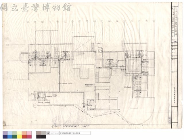 A棟一層給水配管設備平面圖藏品圖，第1張