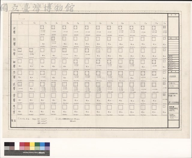 柱配筋表藏品圖，第1張