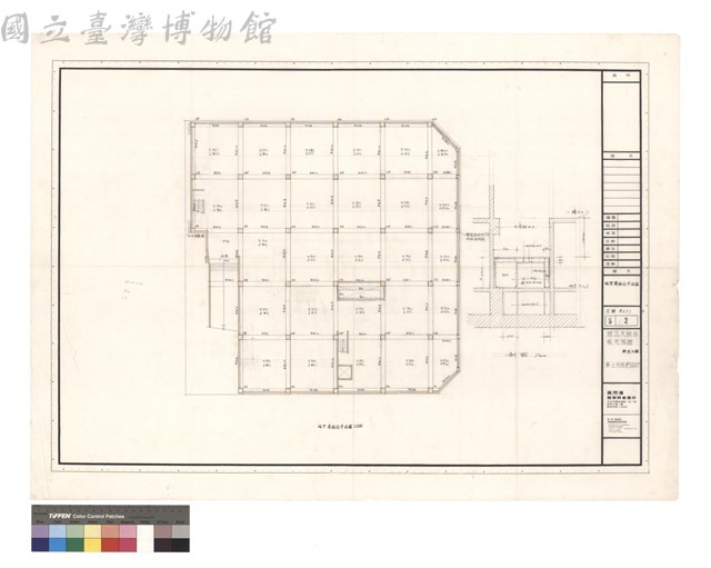 地下層結構平面圖藏品圖，第1張