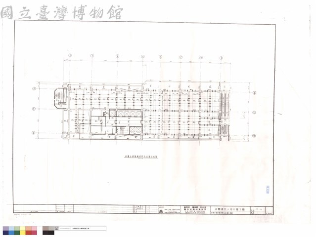 參層至肆層鋼梁開孔位置示意圖藏品圖，第1張