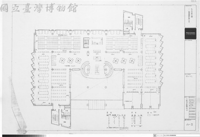 三樓平面圖傢俱藏品圖，第1張