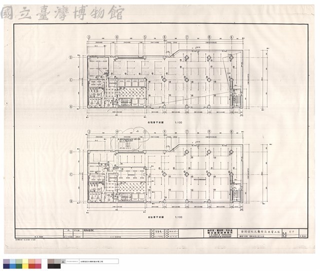 拾陸~拾柒層電氣設備工程平面圖藏品圖，第1張