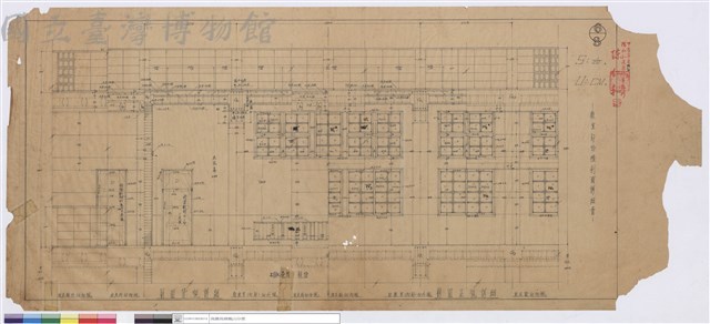教室部份橫剖面詳細圖藏品圖，第1張