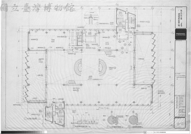 四樓平面圖、局部立面藏品圖，第1張