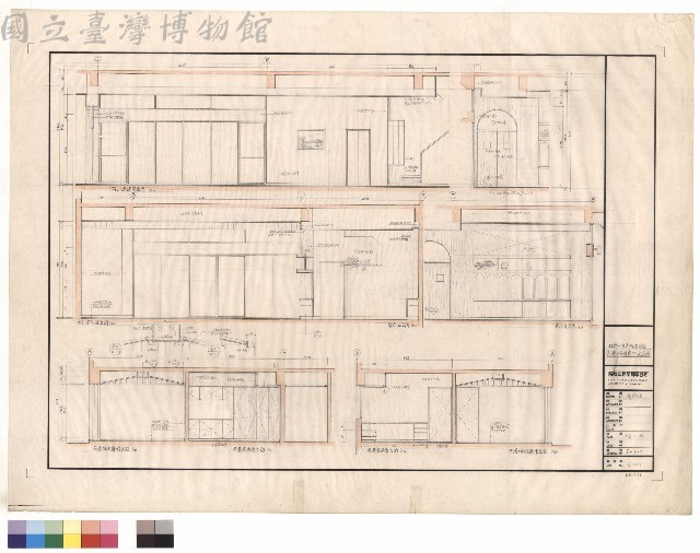 壹樓及夾層室內立面圖藏品圖，第1張