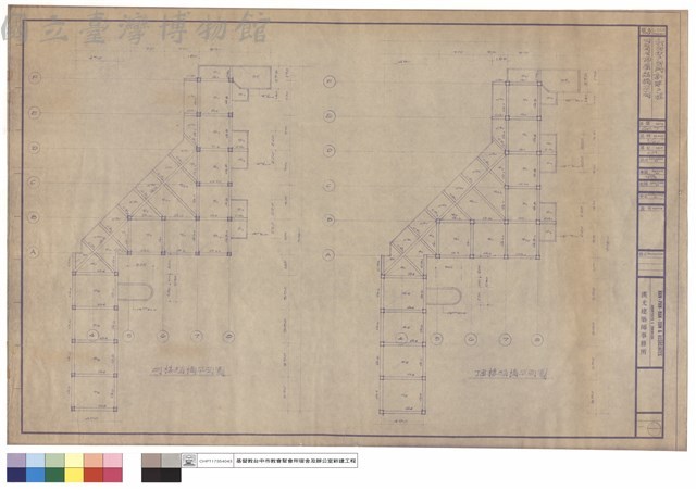 四層及頂層結構平面藏品圖，第1張