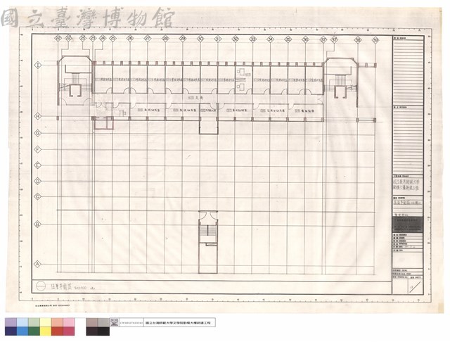 傢俱平面圖(伍樓A)歷史系所藏品圖，第1張