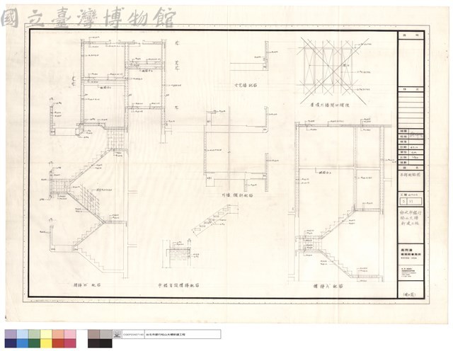 給排水消防設備基礎地下室一,二配管平面圖藏品圖，第1張