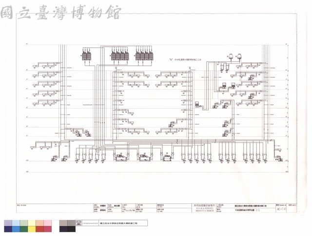 中央空調系統水管昇位圖(一)藏品圖，第1張