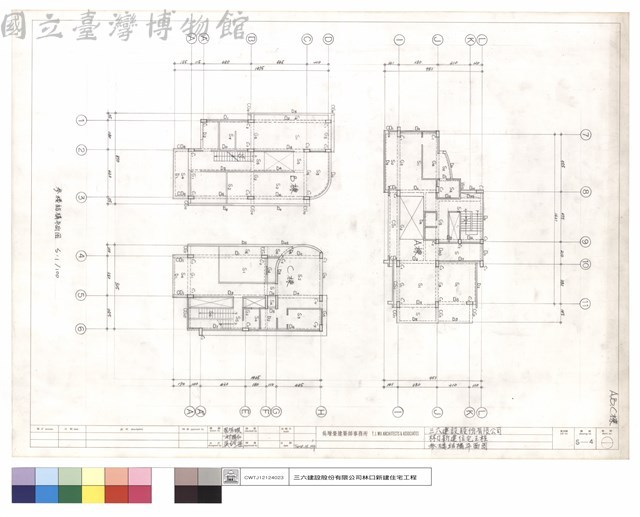 ABC棟參樓結構平面圖藏品圖，第1張