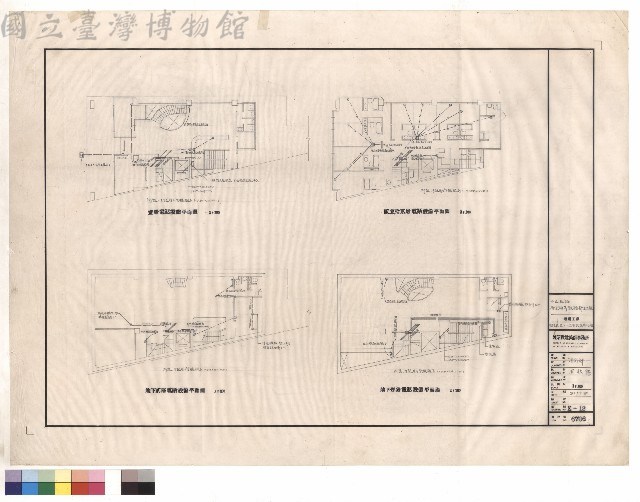電氣工程/地下貳層至拾貳層電話設備配線平面圖藏品圖，第1張