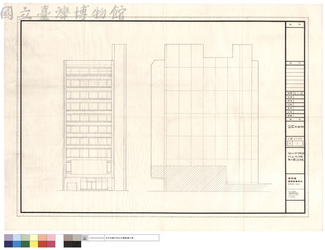 北向 西向立面圖藏品圖，第1張