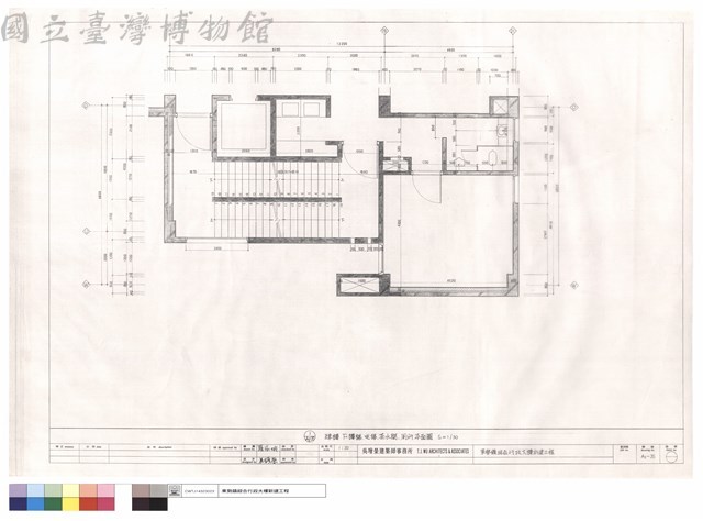 肆樓F樓梯,電梯,茶水間,廁所平面圖藏品圖，第1張
