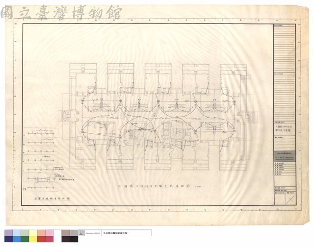 六樓護士呼叫及音響系統平面圖藏品圖，第1張