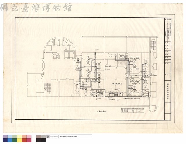 地下室、一樓、二樓變更設計、一樓平面圖藏品圖，第1張