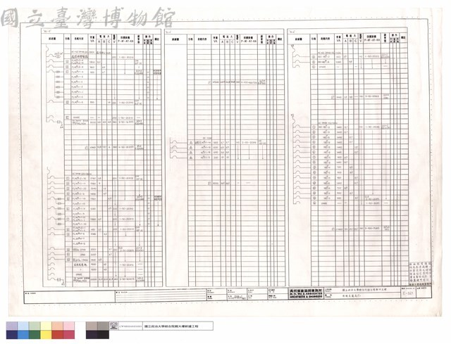 照明負載表(二十一)藏品圖，第1張