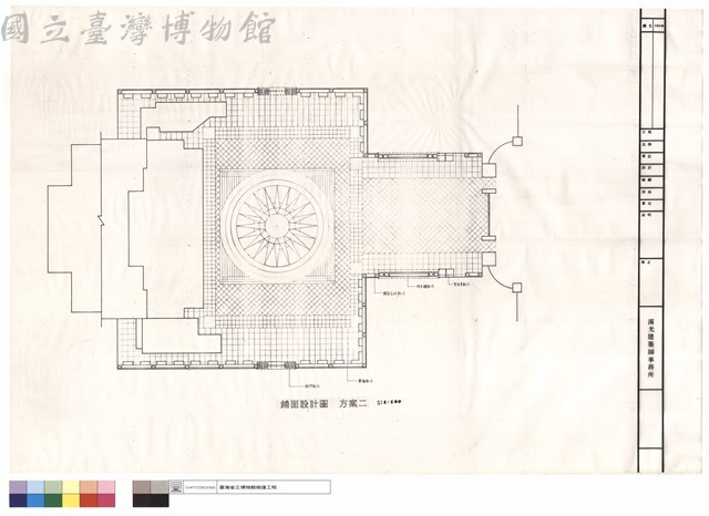 舖面設計圖方案二藏品圖，第1張