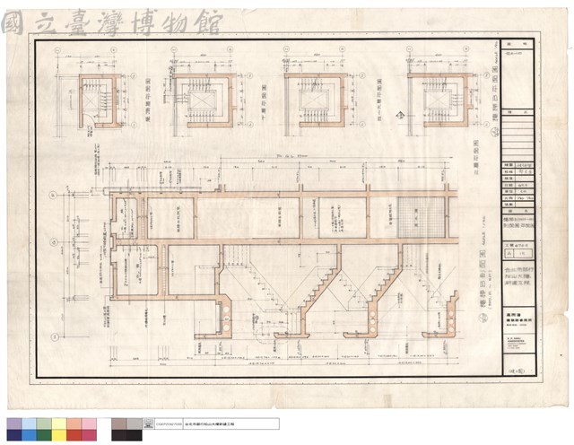 樓梯B(3RDF~RF)剖面圖 平面圖藏品圖，第1張