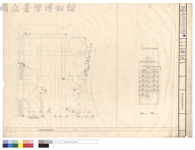 全區燈具設備平面圖藏品圖，第1張